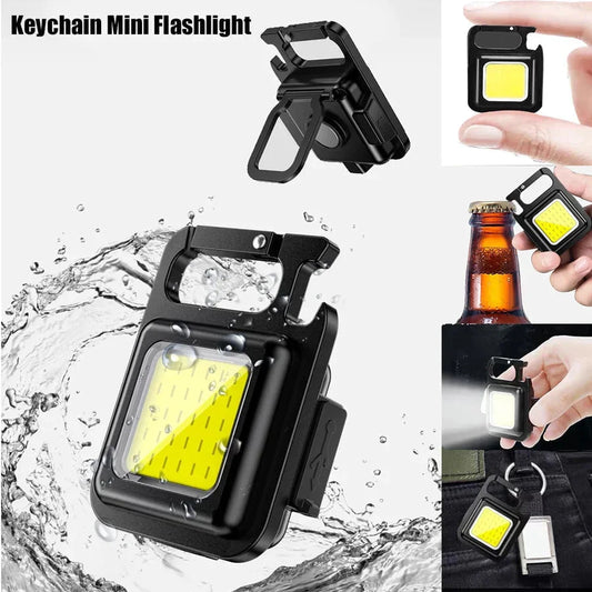 Multifunctional Re-chargeable Keychain Emergency Light