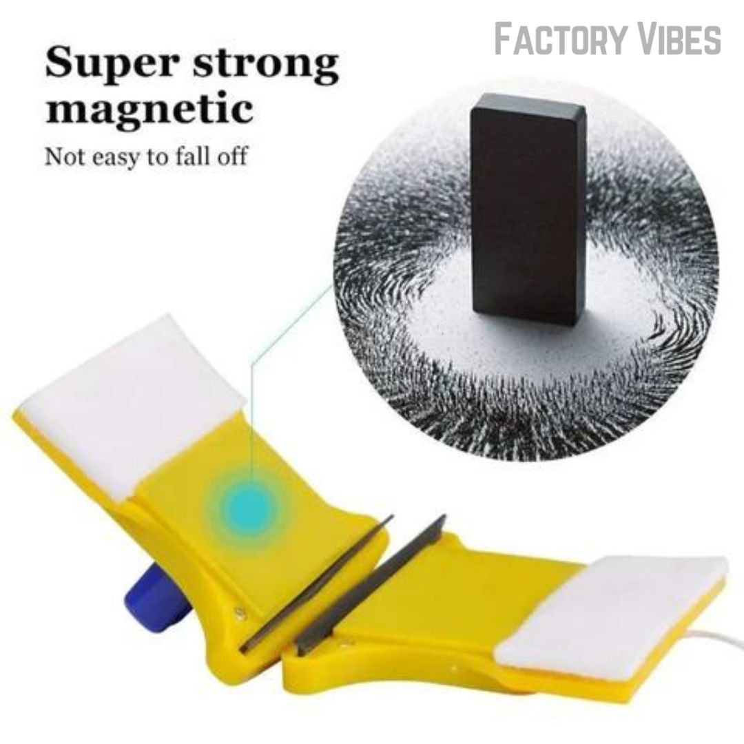 MAGNETIC WINDOW GLASS CLEANER BRUSH