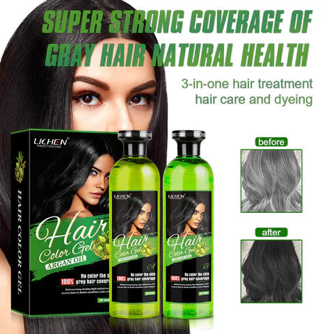 2 in 1 Hair Color Gel (Argan Oil)