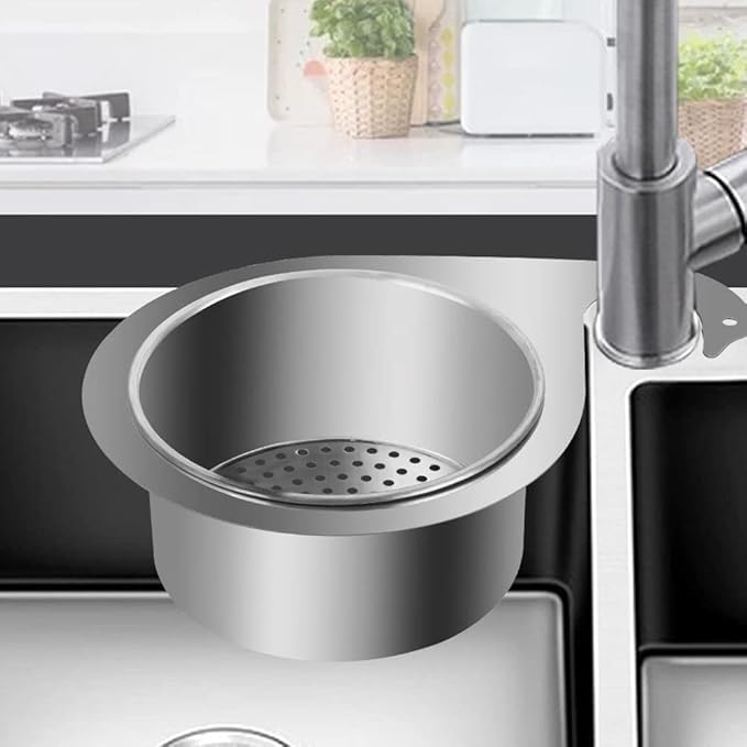 Stainless Steel Sink Strainer Basket (for Lifetime Use)