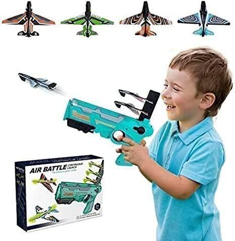 Airplane Launcher Toy Gun with Foam Glider (50% OFF TODAY)