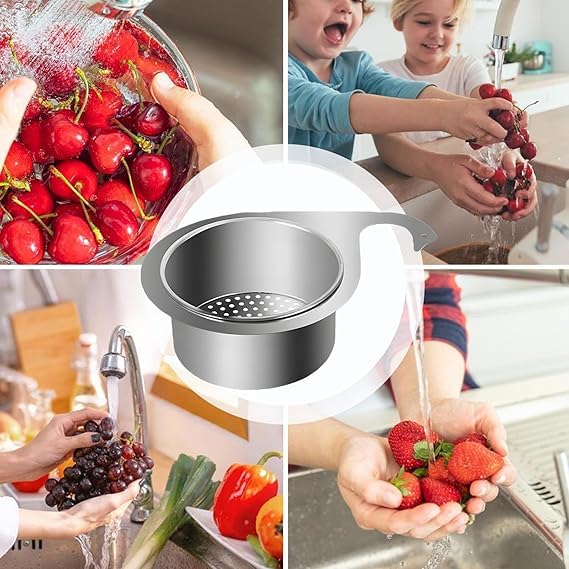 Stainless Steel Sink Strainer Basket (for Lifetime Use)