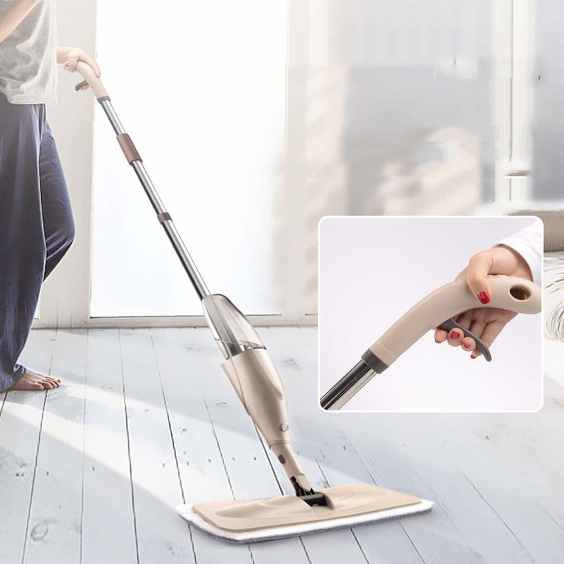 Spray Mop - 360 Degree Handle Wet & Dry Microfiber Floor Spray Mop