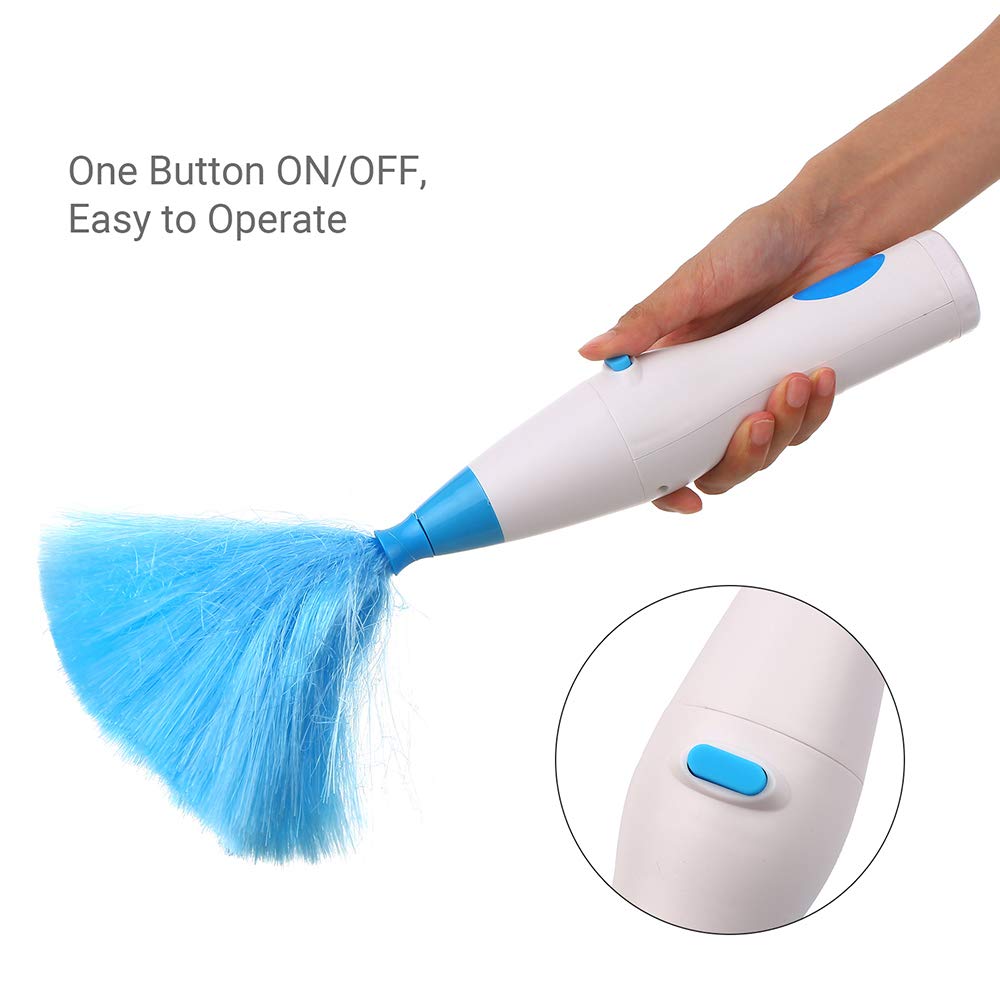 SpinJet™ Spin Duster Electric Cleaner Microfiber Brush