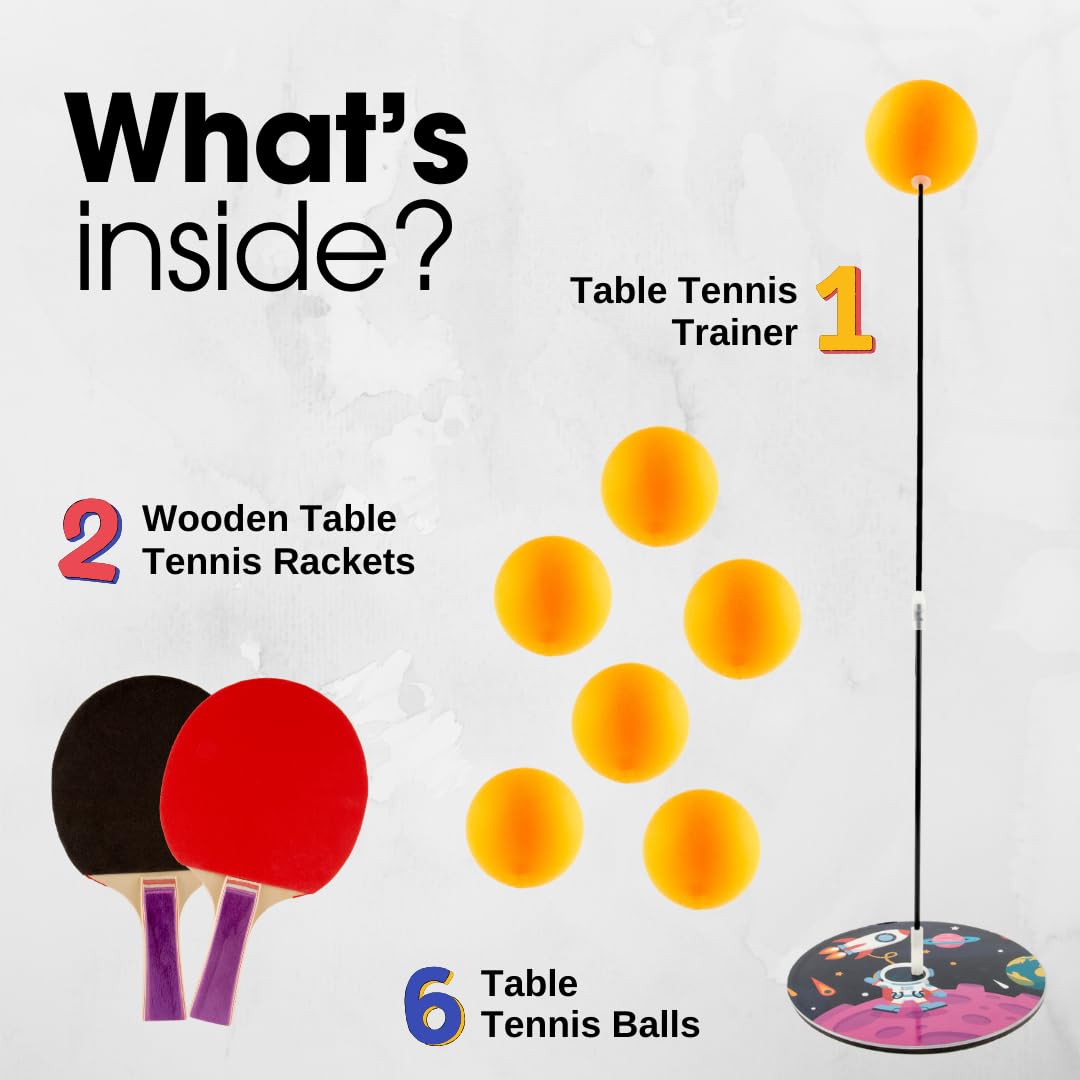 Table Tennis Trainer Kit for Kids & Adults