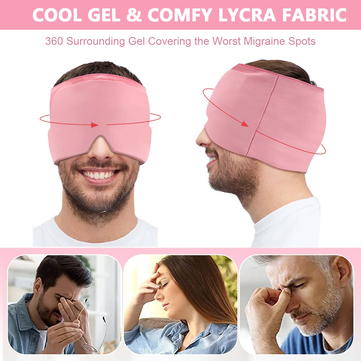 EasyRelief ™ REUSABLE HEADACHE RELIEF MASK