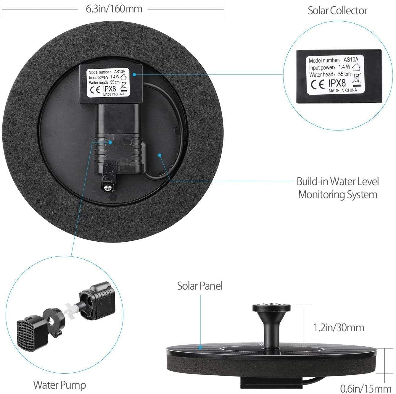 Solar Water Fountain