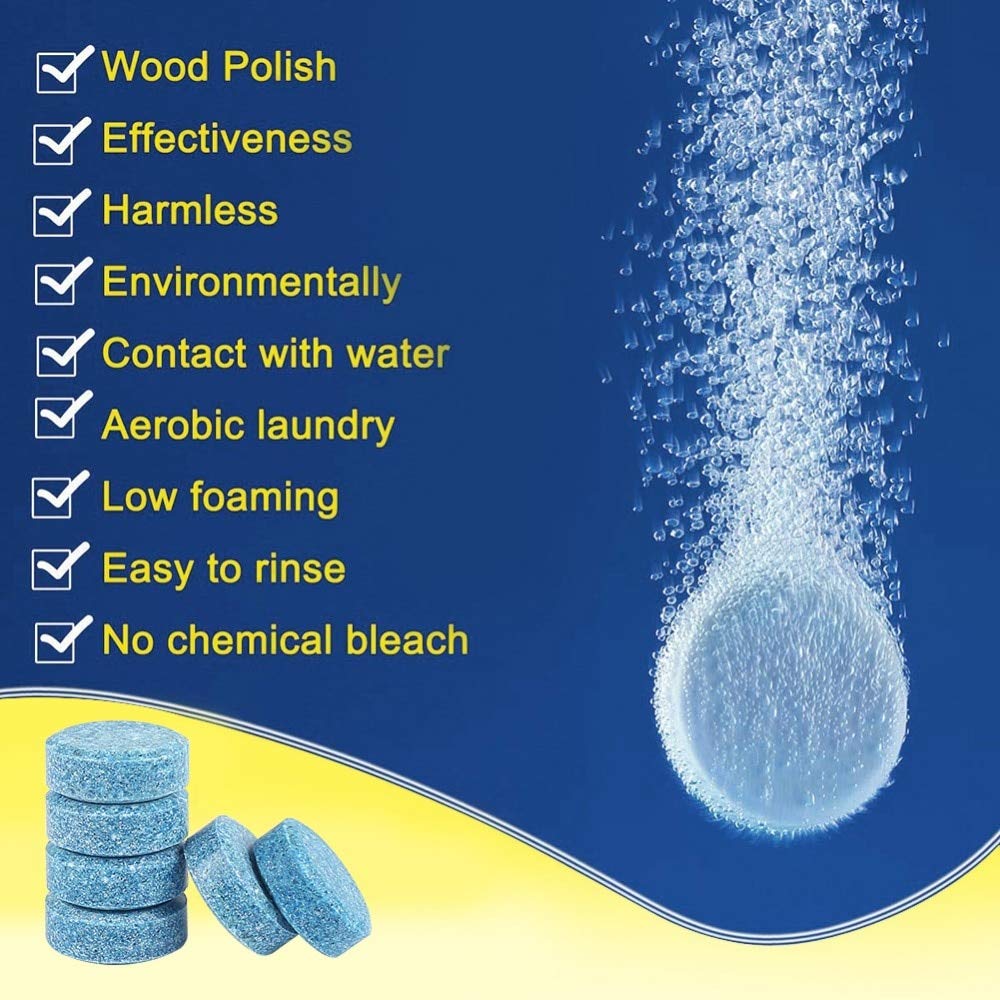 Car Windshield Cleaning Water Effervescent Tablets