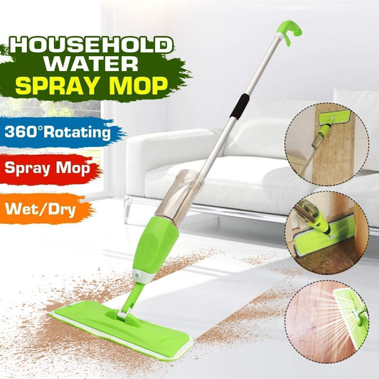 Spray Mop - 360 Degree Handle Wet & Dry Microfiber Floor Spray Mop