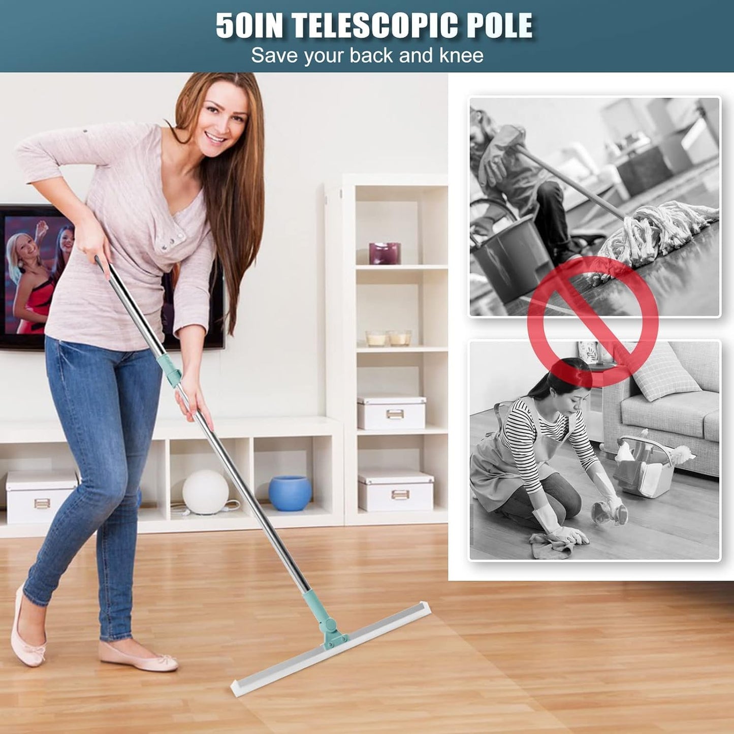 Multi-Surface Cleaning Broom