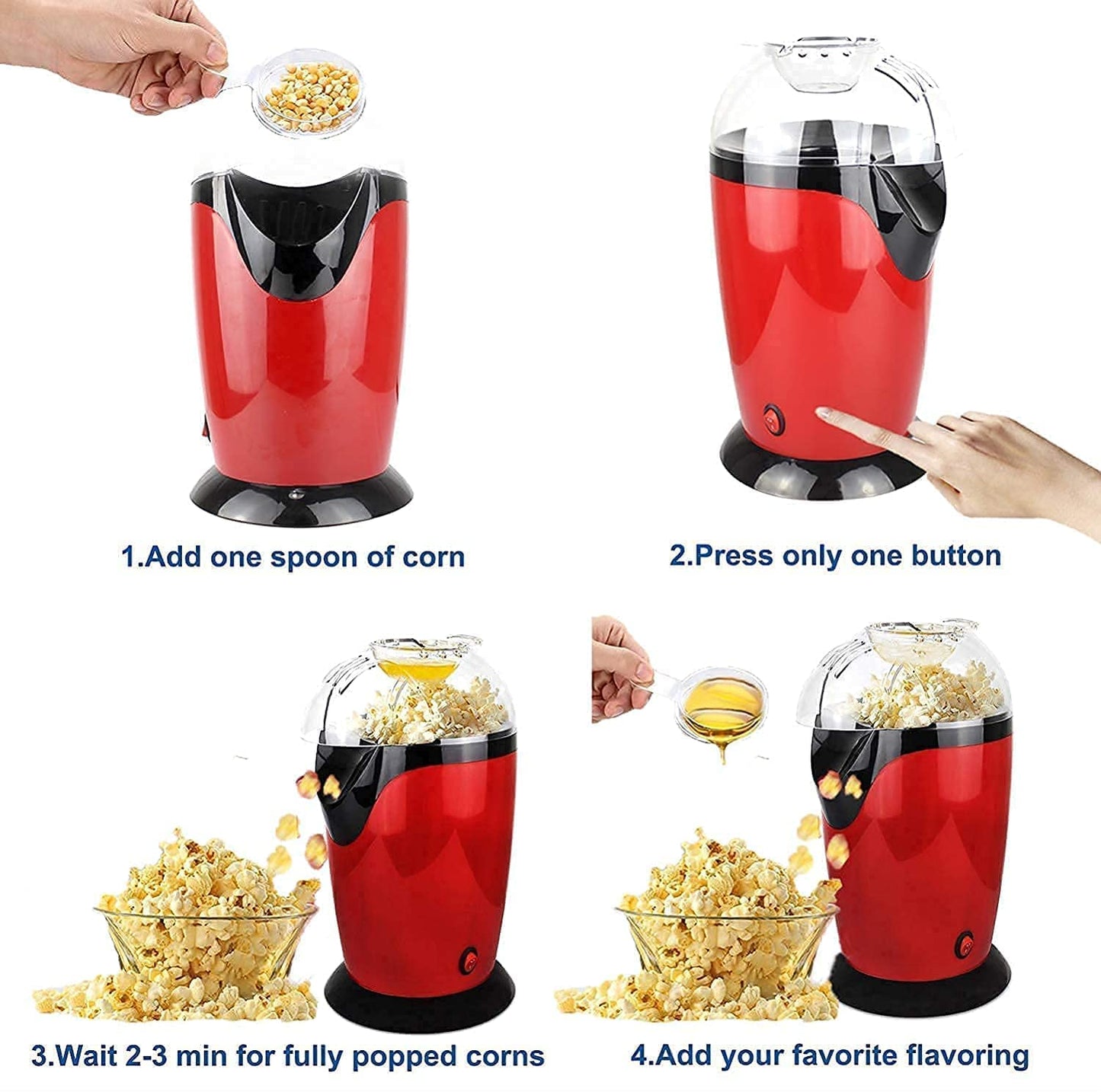 Oil Free Pop Corn & Snacks Maker