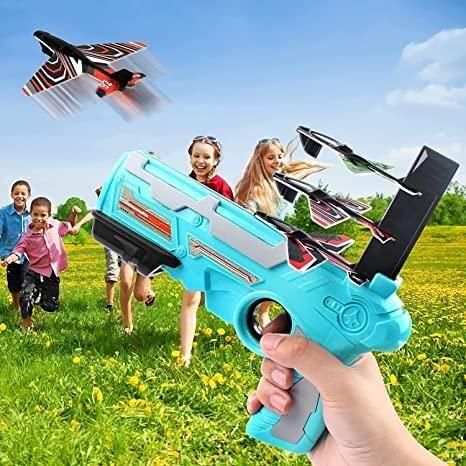 Airplane Launcher Toy Gun with Foam Glider (50% OFF TODAY)