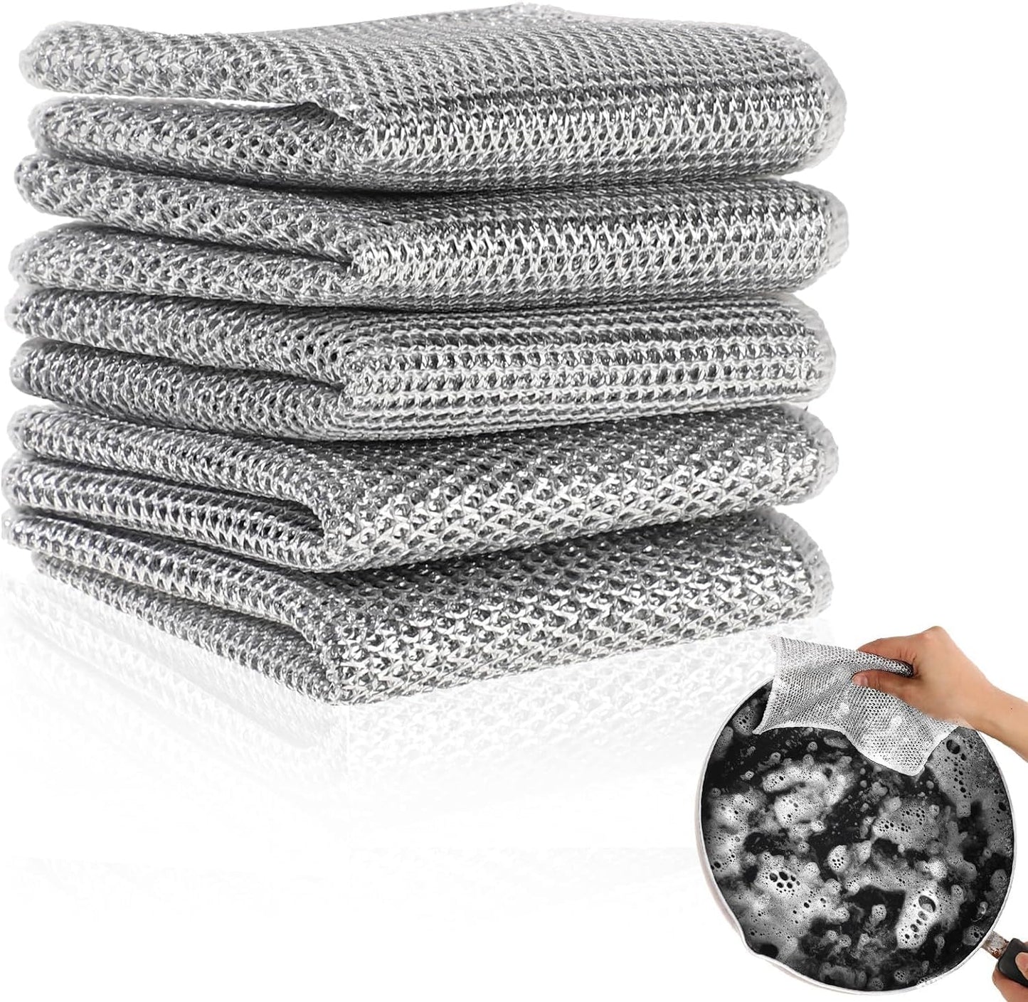 Multifunctional Non-Scratch Wire Dish Cloth (BUY 5 GET 5 FREE)