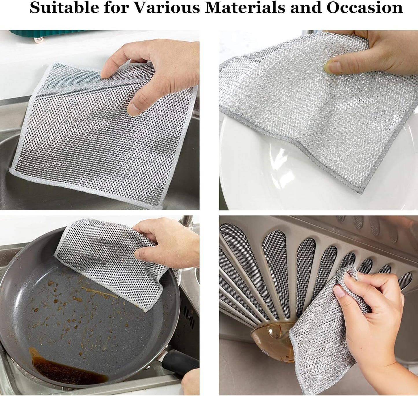 Multifunctional Non-Scratch Wire Dish Cloth (BUY 5 GET 5 FREE)