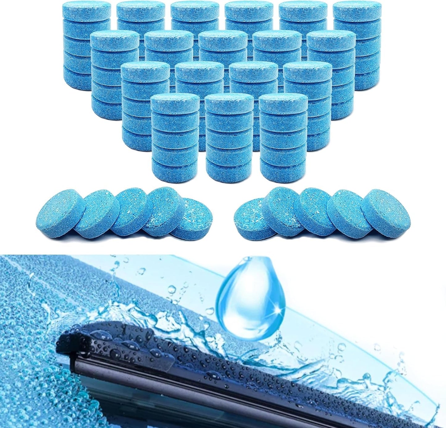 Car Windshield Cleaning Water Effervescent Tablets