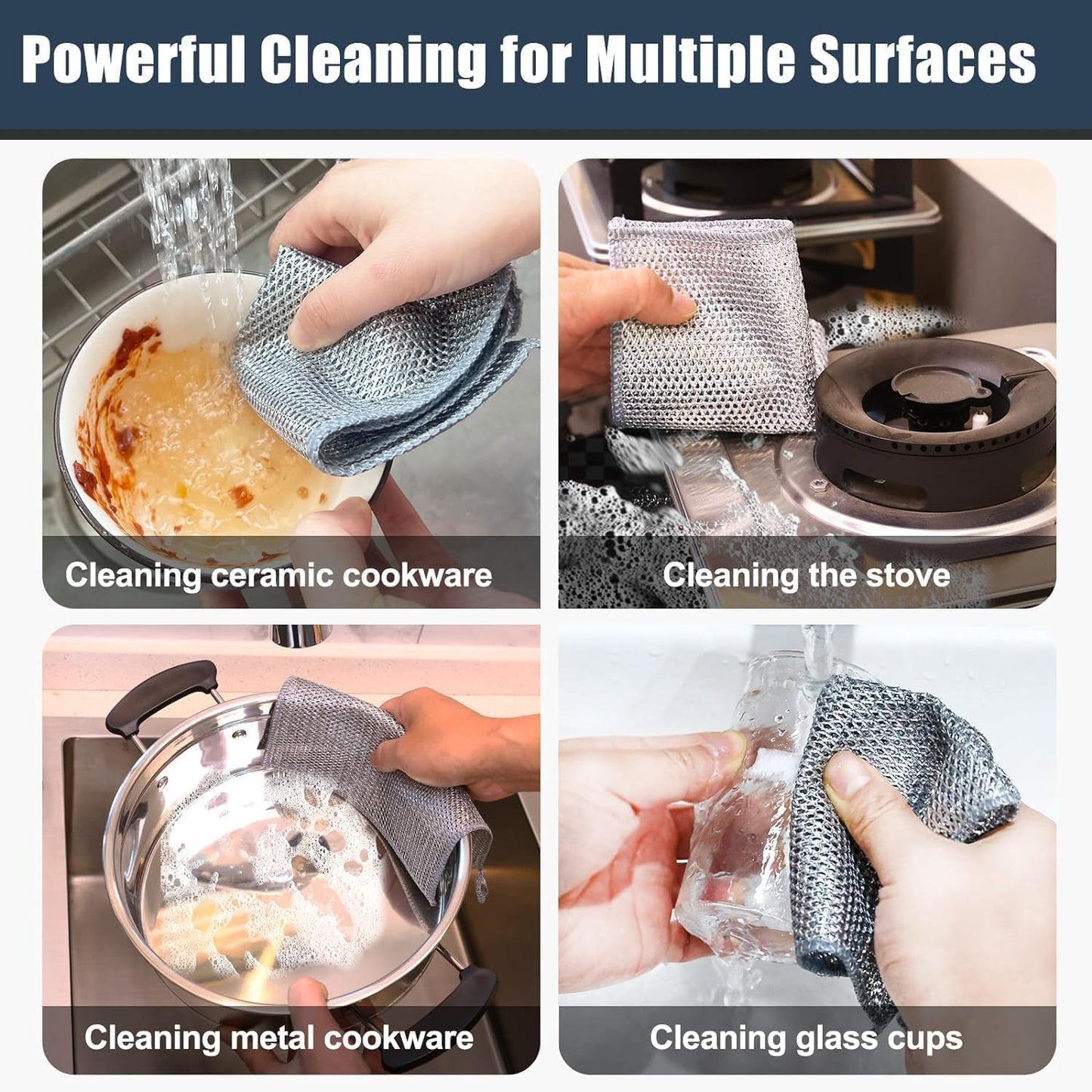 Multifunctional Non-Scratch Wire Dish Cloth (BUY 5 GET 5 FREE)