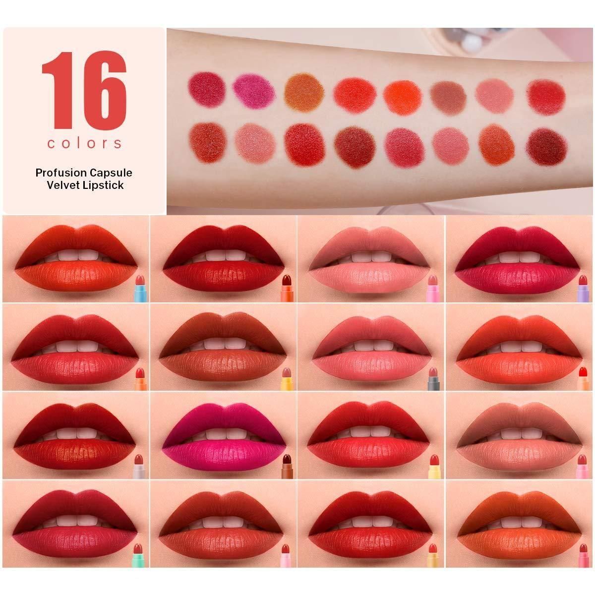 Mini Pills Lipstick Set- Pack Of 16 (50% OFF)