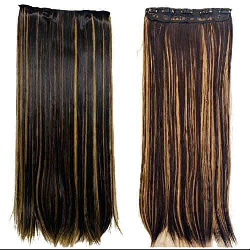 Hair Extension 5 Clips (24 inch) Straight/Curly