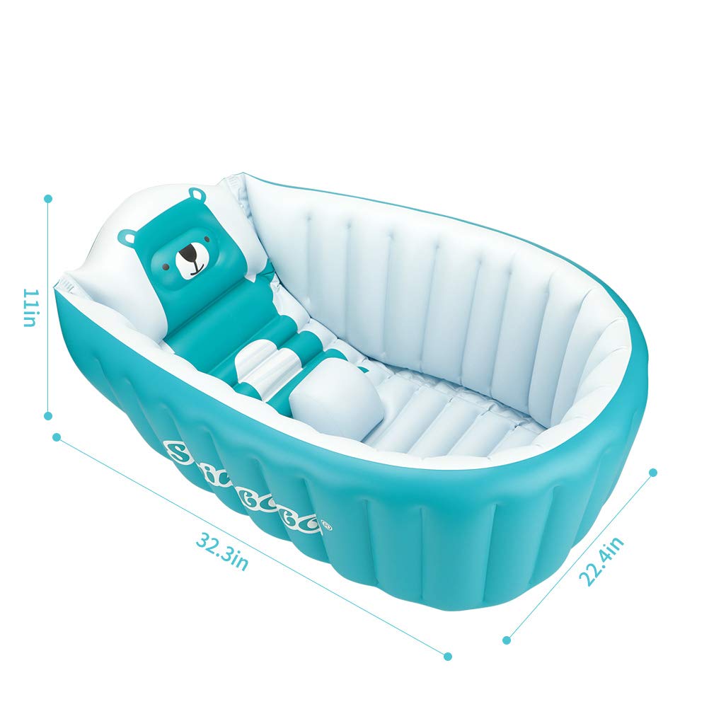 Inflatable Baby Bath Tub for (0-5 Year) Kids