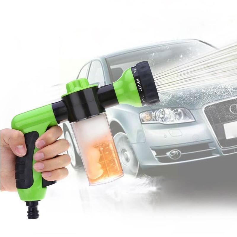 8 Mode Water Spray Gun With Soap Dispenser