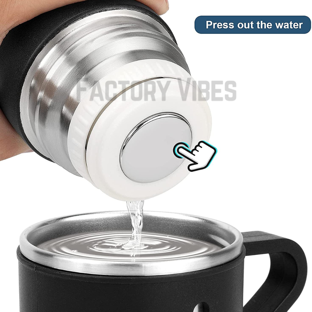 PORTABLE FLASK (Hot & Cold Both) With 3 Cups