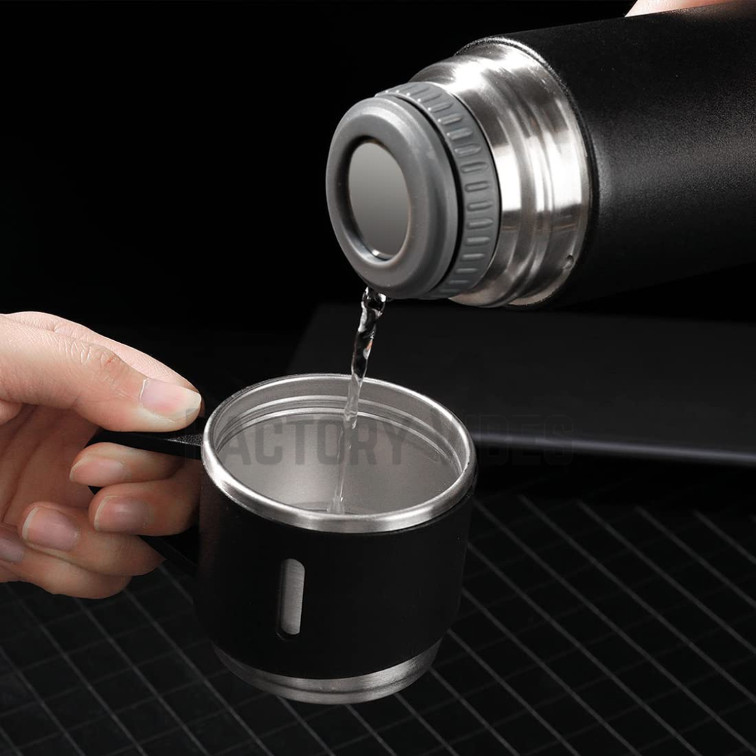 PORTABLE FLASK (Hot & Cold Both) With 3 Cups