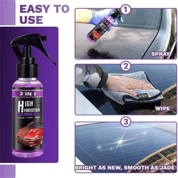 3-in-1 Car Coating Spray Buy 1 Get 1 Free