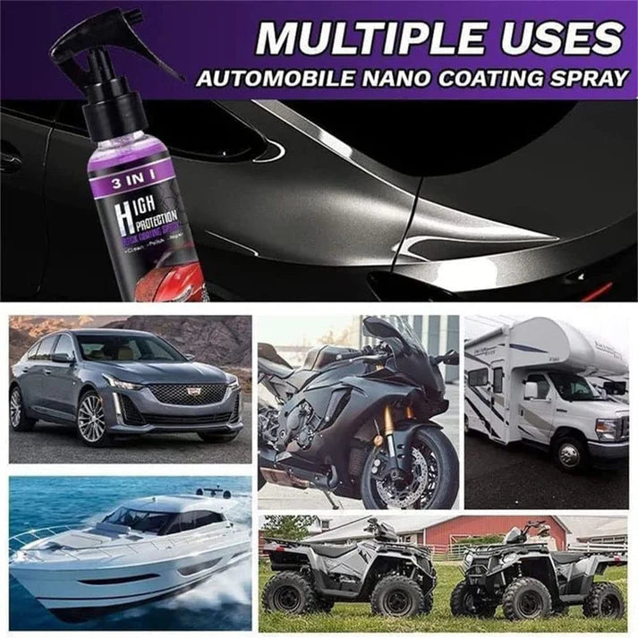 3-in-1 Car Coating Spray Buy 1 Get 1 Free