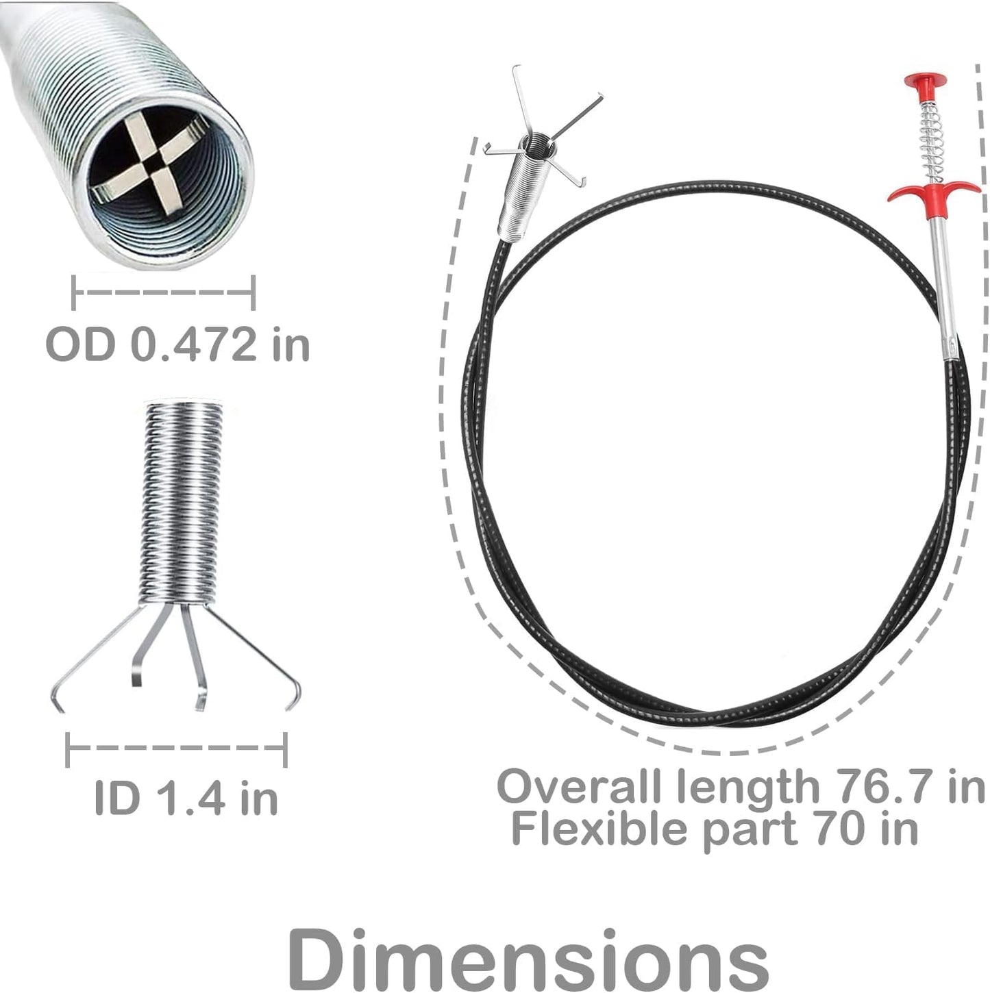 Flexible Drain Cleaning Tool