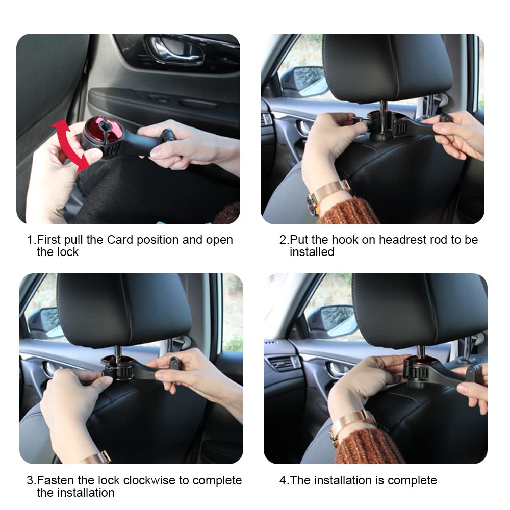 2 in 1 Car Headrest Hook (Buy 1 Get 1 Free)