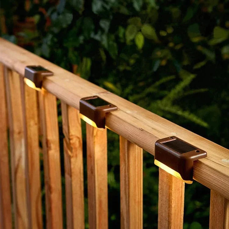 Luminex™ Solar Stair Lights : Auto Rechargeable & Light Up