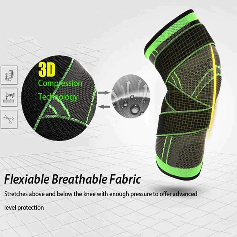 3D Compression Knee Sleeves for Men and Women