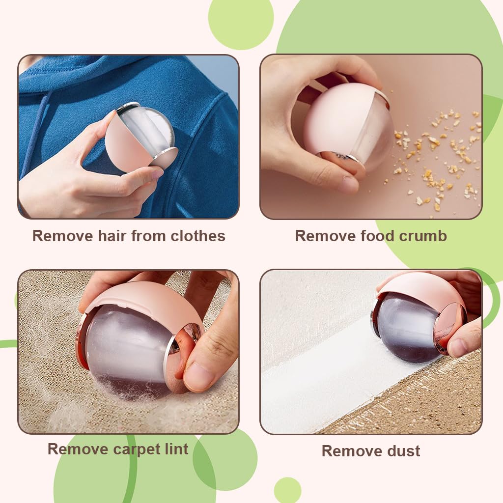 Reusable Fur, Hair, Lint Remover Roller Ball