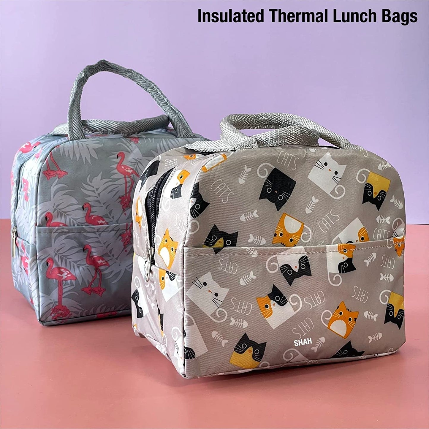 INSULATED TIFFIN BAG (MIXED COLOR)