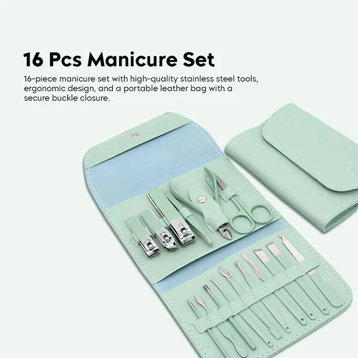 Nail Clippers Portable Set 16pcs