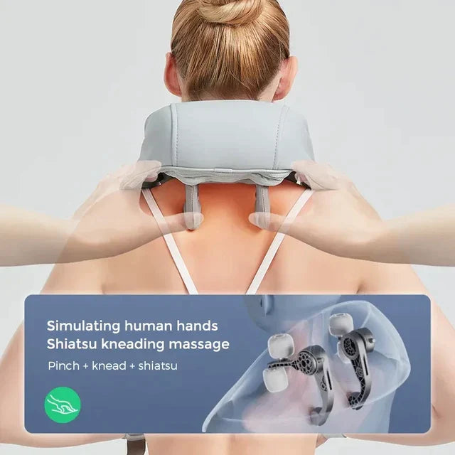 Neck, Shoulder, Back & Thai Massager Device with 1 Year Warranty