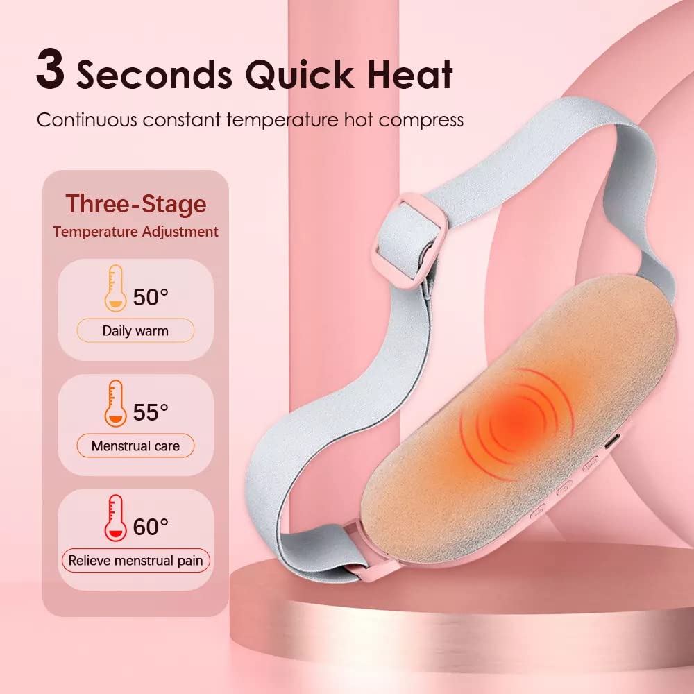 Period Cramps Heat & Massage Therapy for Soothing