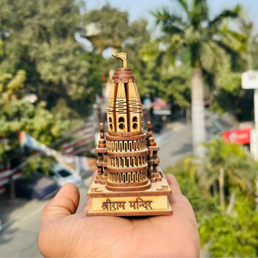 Shri Ram Mandir Ayodhya 3D Wooden Temple