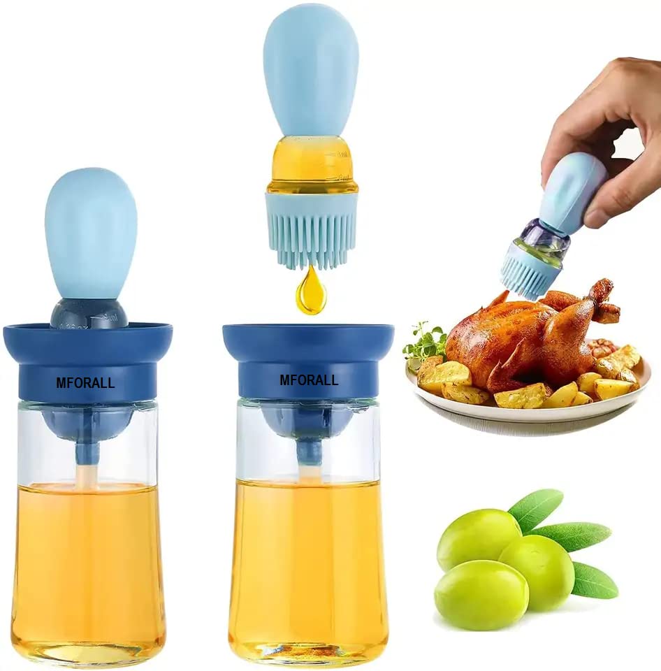 Oil Dispenser Bottle With Silicone Brush