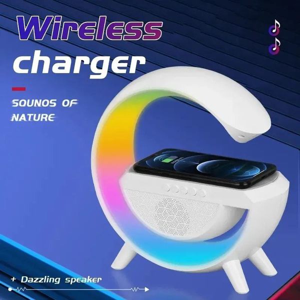 Premium Lamp Multifunctional Wireless Charger With Speaker