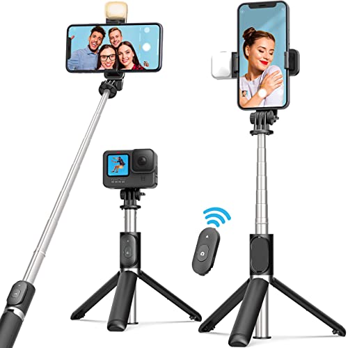 3 in 1 Selfie Stick - Tripod With Led Light