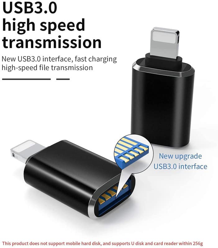 USB Flash Drive Data Transfer Adaptor for iPhone (iOS devices)