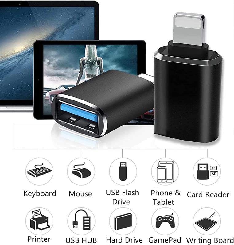 USB Flash Drive Data Transfer Adaptor for iPhone (iOS devices)