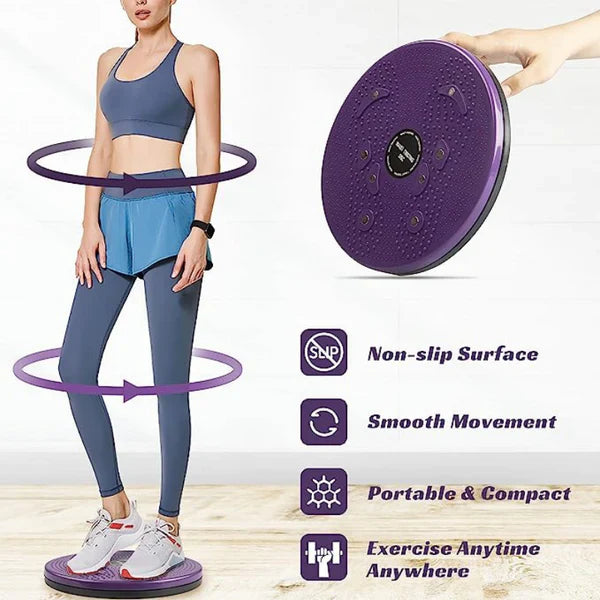 (3 Set Combo) Tummy Trimmer, Twister, ABS Wheel Set for Workout