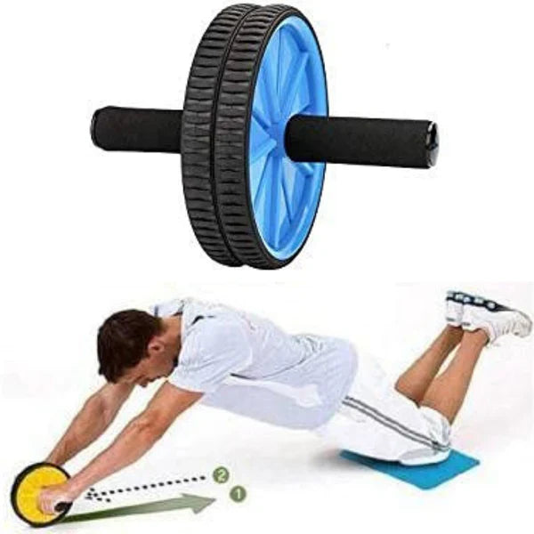 (3 Set Combo) Tummy Trimmer, Twister, ABS Wheel Set for Workout