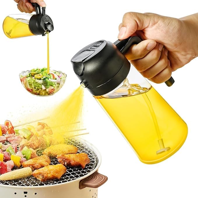 2 in 1 Oil Dispenser & Spray Bottle