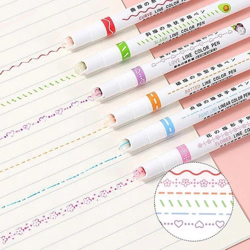 Outline Curve highlighter Pen