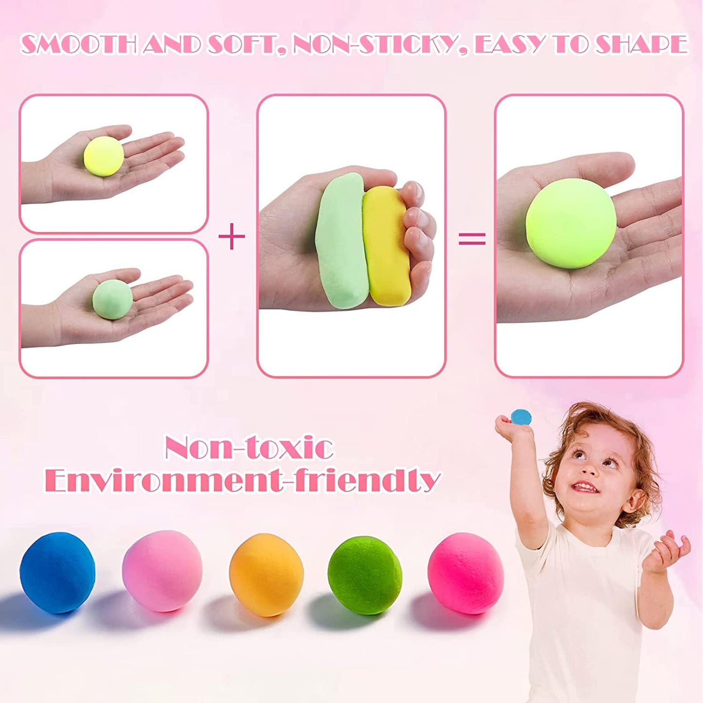 Air Clay for Kids (Pack of 12)