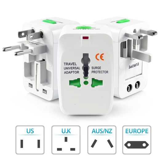 Universal Travel Charger Adapter Plug (Works in over 150 countries)